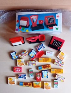 OVP Kaufladen Zubehör Waage Kasse Abroller Kaufmannsladen Spielzeug Retro Karton - Bild 1 von 8