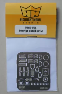 INTERIOR DETAIL SET 2 1:24 1:25 HIGHLIGHT MODEL CAR MODEL PART 56 - Picture 1 of 1