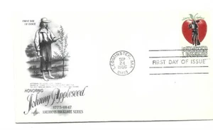 JH 1317 Johnny Appleseed, ArtCraft, pencil address erased, FDC - Picture 1 of 1