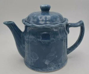Vintage Teapot Blue and White Action Made In Taiwan 6" - Picture 1 of 12