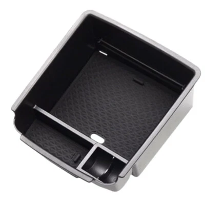 Armrest Box Storage Tray Center Organizer Box Black For 2017-2022 VW Tiguan Mk2 - image 1 of 4