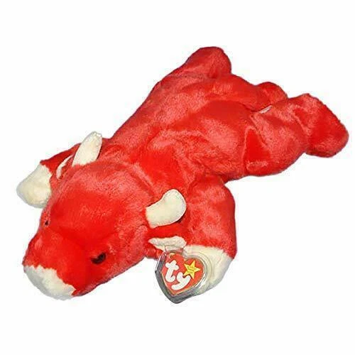 Ty Beanie Buddy Snort the Bull Plush Toy - 4002
