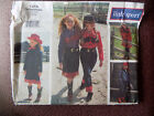 2-4 Vogue vintage 1993 cowgirl fringed skirt top pants jacket dress sew pattern
