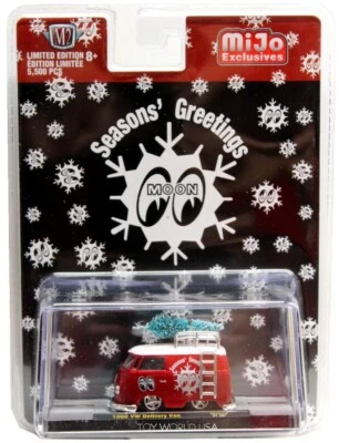 M2 Machines MOONEYES SEASONS' GREETINGS 1960 VW Delivery Van Kool Kombi MiJo Exc - Image 1 of 2