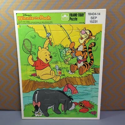 Rompecabezas Bandeja Marco Dorado Vintage Walt Disney Winnie the Pooh 4510-13B Foto 1 de 3