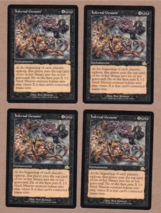 MTG - 4x Infernal Genesis x4 - Prophecy - Rare VF/EX - Playset - Picture 1 of 2