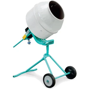 Betoniera Monofase Portatile IMER Vasca in Acciaio 134 Litri IP55 Ruote MINIBETA - Foto 1 di 4