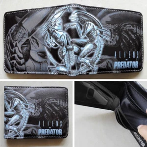 New Movie Alien vs. Predator Logo 12cm Leather Wallets Purse Cool Gifts - Picture 1 of 4