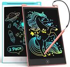 TECJOE 2 Pack LCD Writing Tablet, 8.5 Inch Colorful Writing Board Drawing Tablet