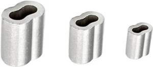 Mangas de bucle de prensado de aluminio de 5/64" (VENDIDO en CONJUNTOS) - Imagen 1 de 1