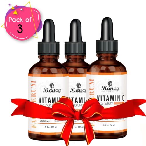 Vitamin C Face Serum cream with Hyaluronic Acid. Anti Aging / Anti Wrinkle