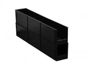 198x UTZ Regalkiste 3-930-2EL Kunststoffkiste 88x553x95 mm (BxTxH) stapelbar - Bild 1 von 6