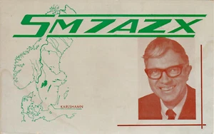 Schweden, 1972, Vintage QSL-Karte - Amateurradio - Bild 1 von 2