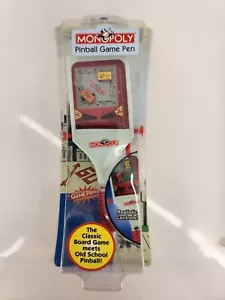 Vtg 2004 NEW Sealed MONOPOLY PINBALL Game Pen RARE Collectible Hasbro Stylus - Picture 1 of 5