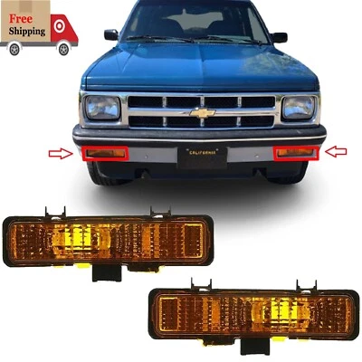 For 1983-94 Chevy GMC Truck S10 S-15 Bumper Mounted Corner Parking Marker Light - Image 1 of 4
