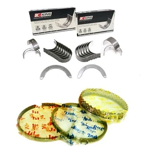 FITS 96-00 HONDA Civic D16Y5 D16Y7 D16Y8 Piston Rings and KING Bearings - Picture 1 of 3