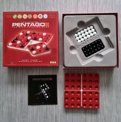 Pentago Board Game The Mind Twisting Game Easy Turn Mechanic Design Mindtwister - Image 1 of 4
