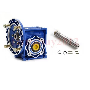 Ratio 100:1 24mm Worm Gear Speed Reducer NMRV063 90B14 1400r/min for 1.5KW Motor - Picture 1 of 8