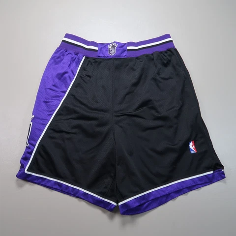 Sacramento Kings Shorts Mens Extra Large Black Purple Puma Authentic Vintage 90s Cover