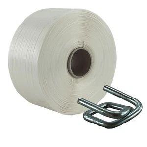13 mm Textil Polyester Umreifung Set Umreifungsband Phosphatiert Metallklemmen M - Bild 1 von 1