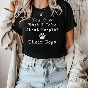 Hundeliebhaber dunkelgrau Baumwolle T-Shirt - Bild 1 von 6