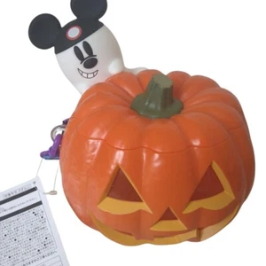 Tokyo Disney Resort Halloween Popcorn Eimer leuchtender Kürbis Geist Mickey - Bild 1 von 3
