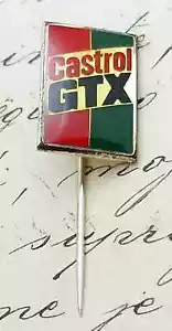 CASTROL GTX British oil fuel carburant essence petrol industry petrole pin badge - Picture 1 of 2