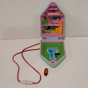 Lovely Kitty Compact Polly Pocket Knock off Green Boat No Figure 1990s - Bild 1 von 7