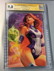 Tales from the Dark Multiverse: Judas Contract Virgin Firmado ARTGERM CGC 9.8 SS - Imagen 1 de 8