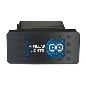 A-PILLAR LIGHTS 5B76SB Rocker Switch 12V ON/OFF LED for POLARIS RZR Ranger - Picture 1 of 1