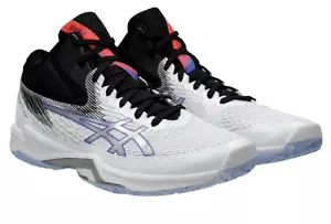 Zapatos de voleibol ASICS V-SWIFT FF MT 4 blanco/plata pura 1053A064 100 NUEV... - Imagen 1 de 8