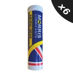 6x Morris K48 Moly CV Joint Grease Molybdenum Lithium Slides Wheel Bearing 400g - Picture 1 of 7