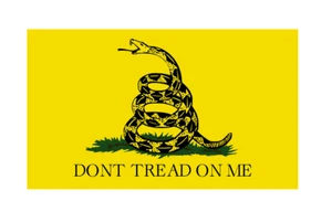 Don't Tread on Me (D2B) Printed Vinyl Decal Sticker Fade-Resistant Flag - Picture 1 of 2