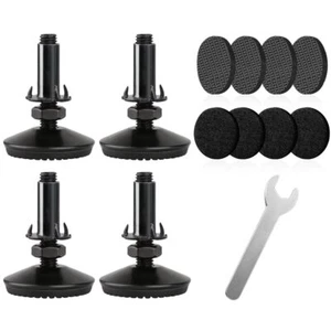 4 Set M10 Adjustable Leveling Feet, Heavy Duty Height Adjuster Furniture Leveler - Picture 1 of 8
