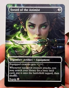 Sword of the Animist - Proxy Card with Custom designed art - Picture 1 of 2