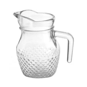 Jarra de vidrio para nevera jarra jugo de agua leche naranja cocina hogar sin goteo pico - Imagen 1 de 4