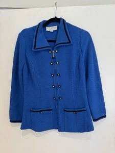 Giacca donna blu St. John by mary grigia. Taglia 4. Splendido colore e dettaglio - Foto 1 di 8