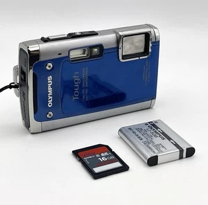 Olympus Tough TG-610 14.0MP Waterproof Digital Camera W/Batt 16GB Card Excellent - Picture 1 of 9
