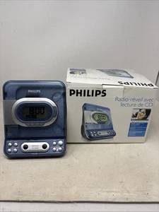 Vintage Alarm Clock CD Player | Philips AJ3977/37 CD Player AM FM Radio New! - Picture 1 of 10