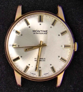 Orologio Montine Uomo Carica Manuale Vintage Svizzero -- Ricambi/Riparazioni - Foto 1 di 3