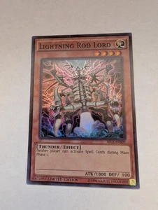Yugioh Lightning Rod Lord SECE-ENS09 Super Rare Limited Edition NM - Picture 1 of 1