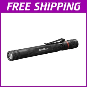 Lightweight Black Rechargeable 500 Lumen LED Penlight with Dual Power Option - Picture 1 of 15