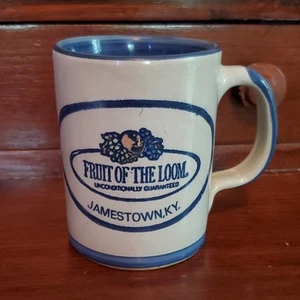 Vintage Louisville Stoneware Fruit Of The Loom Jamestown Ky Coffee Mug - Picture 1 of 3