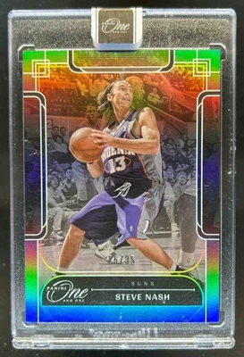 Baloncesto Steve Nash Panini One & One 2023-24 azul #/35 Foto 1 de 2