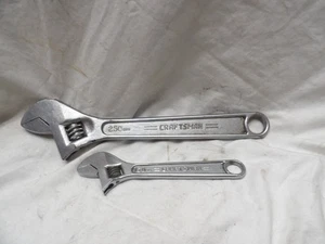 Craftsman 6" & 10" Adjustable Wrenches Made in USA - Picture 1 of 6