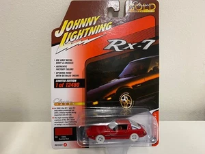 1/64 Johnny Lightning 1982 Mazda RX-7 Sunrise Red Diecast Model JLSP244B CHASE - Picture 1 of 2