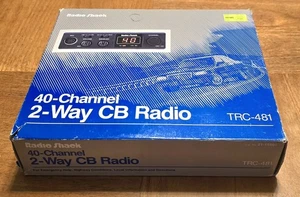 Radio Shack TRC-481 40 Canales 2 Vías CB Radio Nuevo de Lote Antiguo Completo en Caja - Imagen 1 de 2