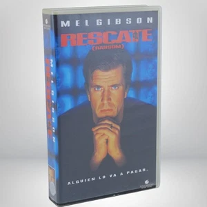 VHS Rescate (Ransom) Mel Gibson (1996) Cinta PAL Castellano - Picture 1 of 3