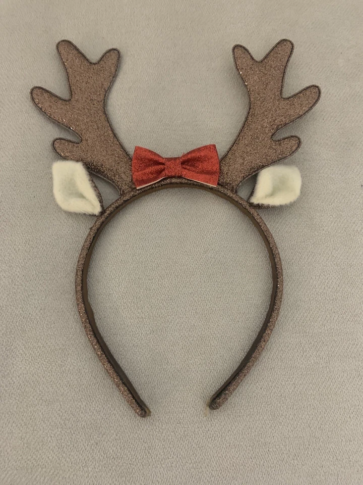 Reindeer Antlers Holiday Headband Deer Ears Christmas Costume Headpiece  — 第 1/4 张图片