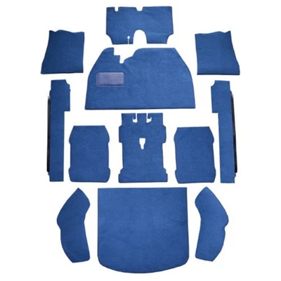 Alfombra para Volkswagen Super Beetle 71-73 techo rígido bucle completo 12 piezas Foto 1 de 4